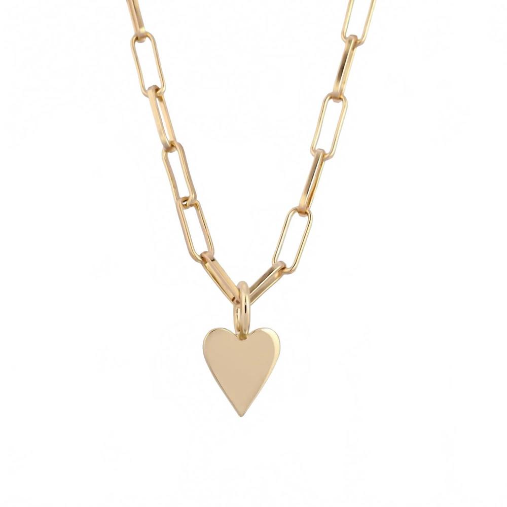 NEW EKLEXIC women's helena charm necklace in gold